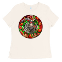 Bone christmas navajo churro sheep Ladies Tee - LillyAllenDesigns