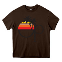 Chocolate Brown ocean pacific Heavy Core Tee - lanVoArt