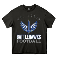 Asphalt stl battlehawks football! xfl Heavy Core Tee - lanVoArt
