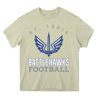 Mossy stl battlehawks football! xfl Heavy Core Tee - lanVoArt