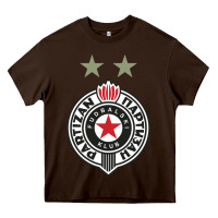 Chocolate Brown fk partizan Heavy Core Tee - lanVoArt