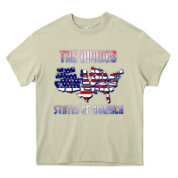 Mossy the divided states of america political humor usa map t shirt Heavy Core Tee - lanVoArt