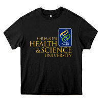 Black oregon health & science university (ohsu) Heavy Core Tee - lanVoArt