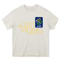 Cream oregon health & science university (ohsu) Heavy Core Tee - lanVoArt