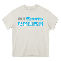 Cream wii sports essential Heavy Core Tee - lanVoArt