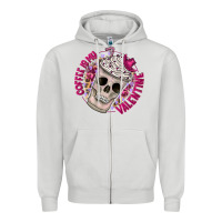 Dove Grey Coffee is my Valentine Zipper Hoodie - CowhideDigitalArt