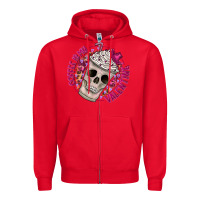 Red Coffee is my Valentine Zipper Hoodie - CowhideDigitalArt