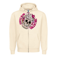 Sandshell Coffee is my Valentine Zipper Hoodie - CowhideDigitalArt
