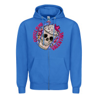 True Royal Coffee is my Valentine Zipper Hoodie - CowhideDigitalArt