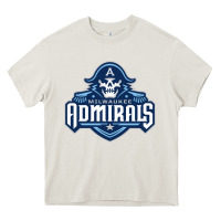 Cream milwaukee admirals Heavy Core Tee - lanVoArt