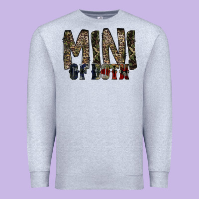Mini Of Both Premium Sweatshirt Designed By Racoondesign