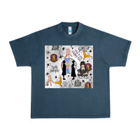 Midnight Navy gothic girl and colorful girl Urban Heavy Tee - TumblerDesignByShophia