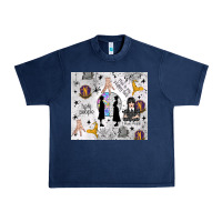 Navy gothic girl and colorful girl Urban Heavy Tee - TumblerDesignByShophia