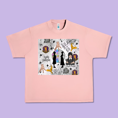 Gothic Girl And Colorful Girl Urban Heavy Tee Designed By Tumblerdesignbyshophia