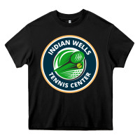 Black indian wells tennis center Heavy Core Tee - lanVoArt