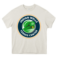 Cream indian wells tennis center Heavy Core Tee - lanVoArt