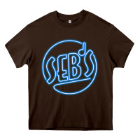 Chocolate Brown seb's   la la land Heavy Core Tee - lanVoArt
