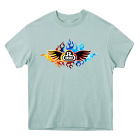 Arona se bikes bmx bicycle on fire sport blue red Heavy Core Tee - lanVoArt