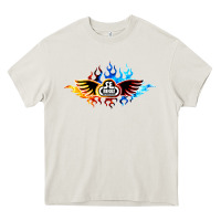 Cream se bikes bmx bicycle on fire sport blue red Heavy Core Tee - lanVoArt