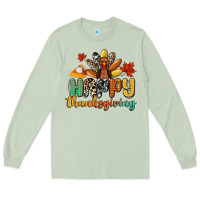 Matcha happy thanksgiving Long Sleeve Tee - CowGirlArtShop