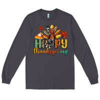 Smoke happy thanksgiving Long Sleeve Tee - CowGirlArtShop