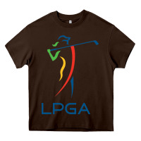 Chocolate Brown lpga Heavy Core Tee - lanVoArt