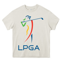 Cream lpga Heavy Core Tee - lanVoArt