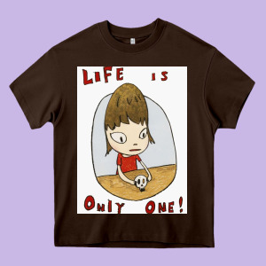 Life Is Only One Heavy Core Tee Designed By Lanvoart