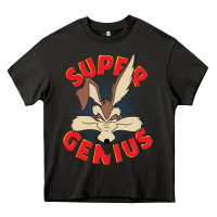 Asphalt coyote super genius  1 Heavy Core Tee - lanVoArt