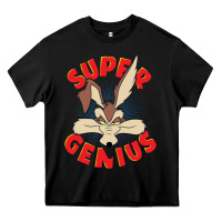 Black coyote super genius  1 Heavy Core Tee - lanVoArt