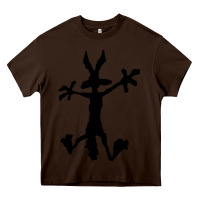 Chocolate Brown coyote's hole 2 Heavy Core Tee - lanVoArt