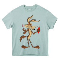 Arona danger coyote's hole Heavy Core Tee - lanVoArt