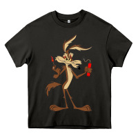 Asphalt danger coyote's hole Heavy Core Tee - lanVoArt