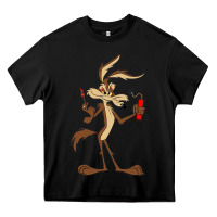 Black danger coyote's hole Heavy Core Tee - lanVoArt