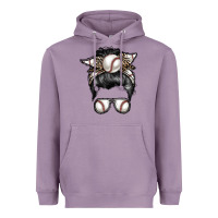 Lavender baseball mom Heavyweight Hoodie - RacoonDesign
