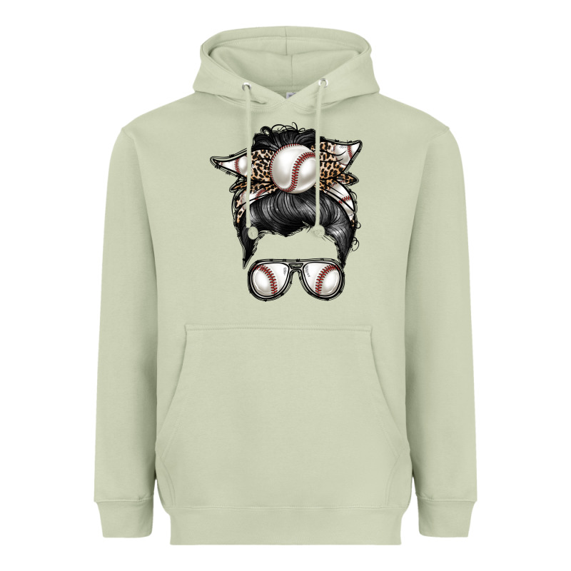 Baseball Mom Heavyweight Hoodie by RacoonDesign | Teevron