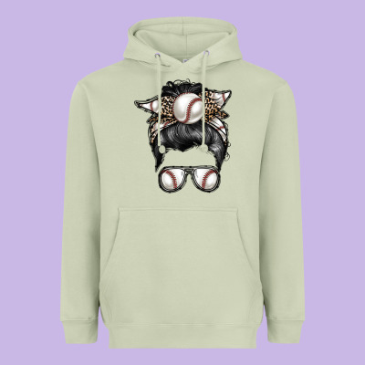 Baseball Mom Heavyweight Hoodie Designed By Racoondesign