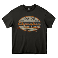 Asphalt piper cherokee pa 28 retro vintage design Heavy Core Tee - lanVoArt
