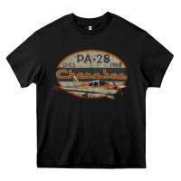 Black piper cherokee pa 28 retro vintage design Heavy Core Tee - lanVoArt