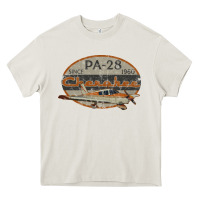 Cream piper cherokee pa 28 retro vintage design Heavy Core Tee - lanVoArt