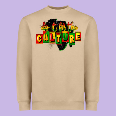 Do It For The Culture Heavyweight Sweatshirt Designed By Fadigitalartstudio