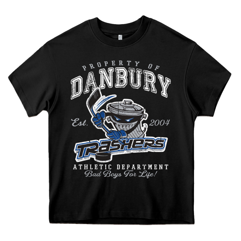 Property Of Danbury Trashers Heavy Core Tee by lanVoArt | Teevron