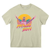 Mossy praise the sun Heavy Core Tee - lanVoArt