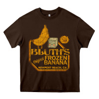 Chocolate Brown retro distressed bluth's banana stand Heavy Core Tee - lanVoArt
