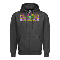 Charcoal Heather Just Bead Zipper Hoodie - CowhideDigitalArt