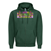 Sports Green Just Bead Zipper Hoodie - CowhideDigitalArt