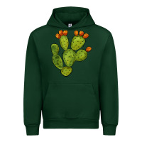 Forest Green cactus Urban Hoodie - BarkalooDesign