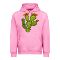 Fuchsia Pink cactus Urban Hoodie - BarkalooDesign