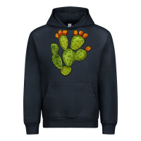 Navy cactus Urban Hoodie - BarkalooDesign