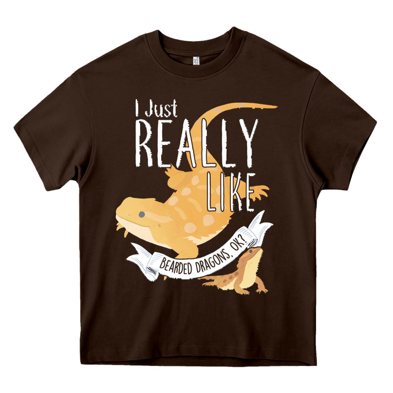 Bearded Dragons I Just Really Like Bearded Dragons Heavy Core Tee by lanVoArt | Teevron